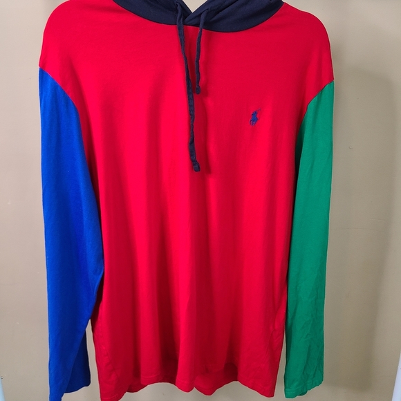 Ralph Lauren Other - Colorblock Hoodie by Polo Ralph Lauren - Red, Blue, Green